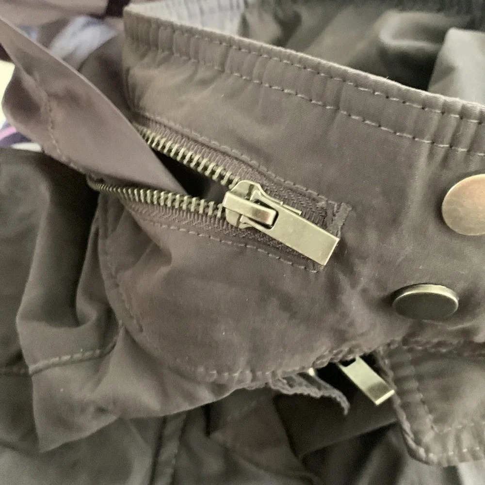 A New Day Lightweight‎ Gray Utility safari Jacket size Small hooded